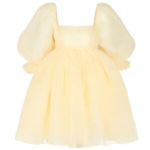 Selkie The Cream Puff Dress in Baby Banana